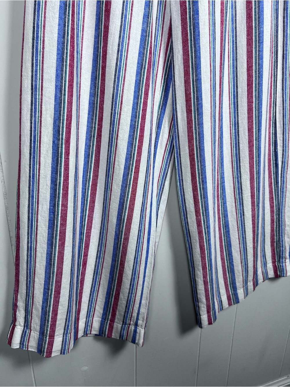 Old Navy Linen Blend NWT Pants Wide Leg Beach Coastal Breathable Size Small - Picture 8 of 14